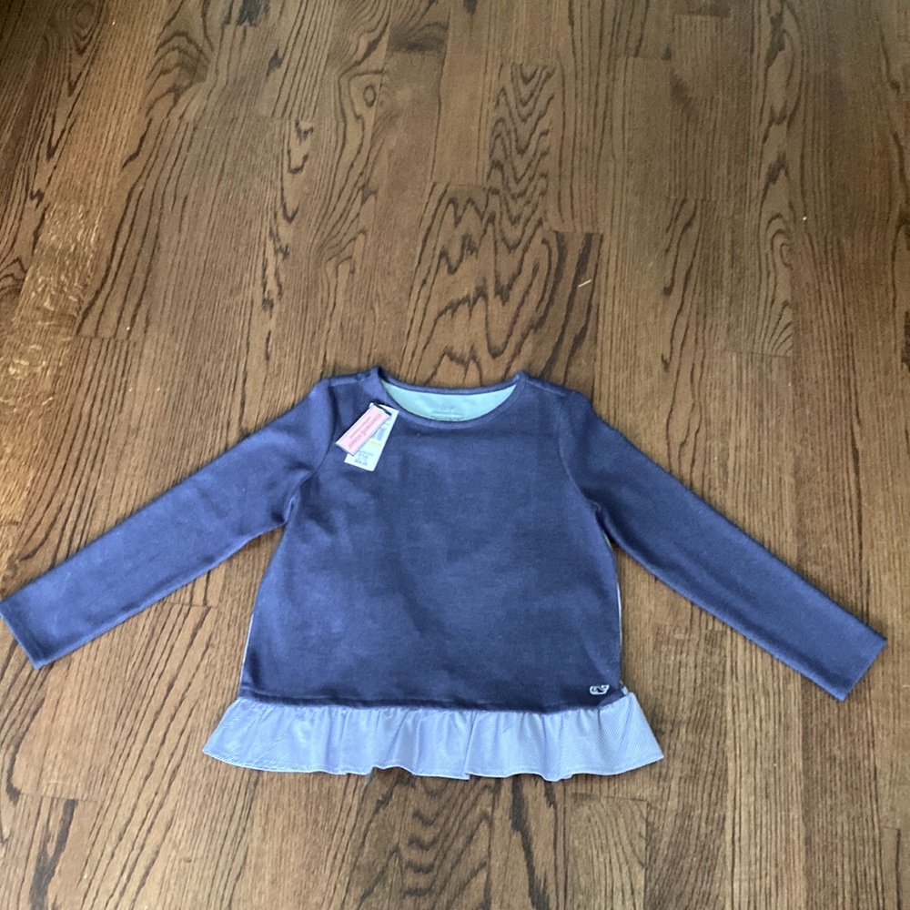 New with tags vineyard vines top for girls size medium (10-12)